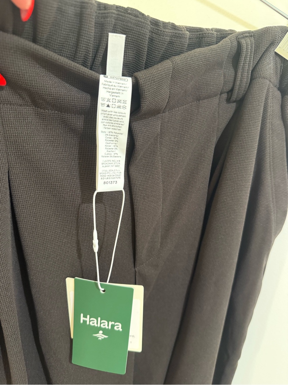 HALARA Dark Brown Wide-Leg High-Waist Pants - Picture 4 of 4